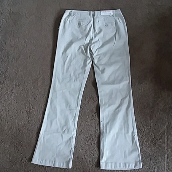 Juniors Freestyle Revolution  Khaki Bootcut Dress Pants SIZE 9  beige  NWT - Picture 2 of 4